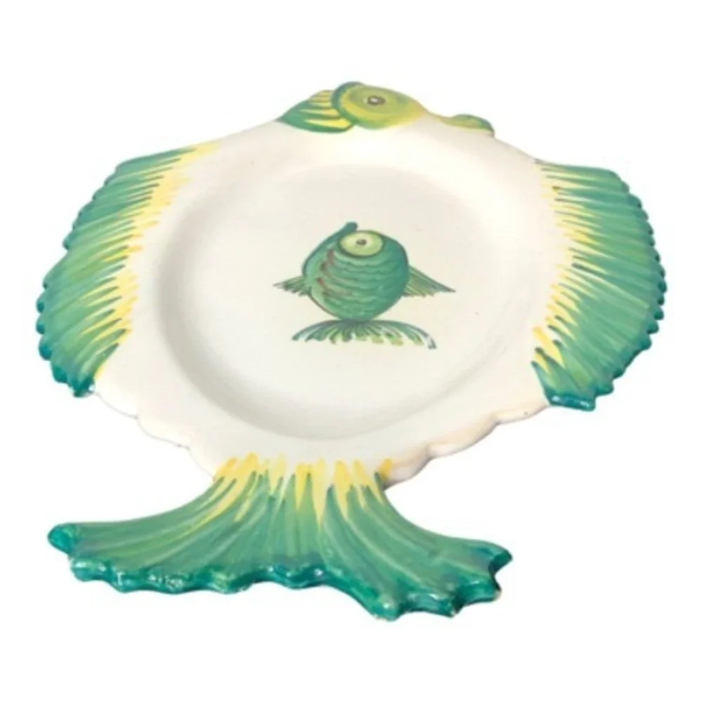 Fratelli Fanciullaccii Fish Shaped Plate‎ Serving Dish Decorative Made in Italy